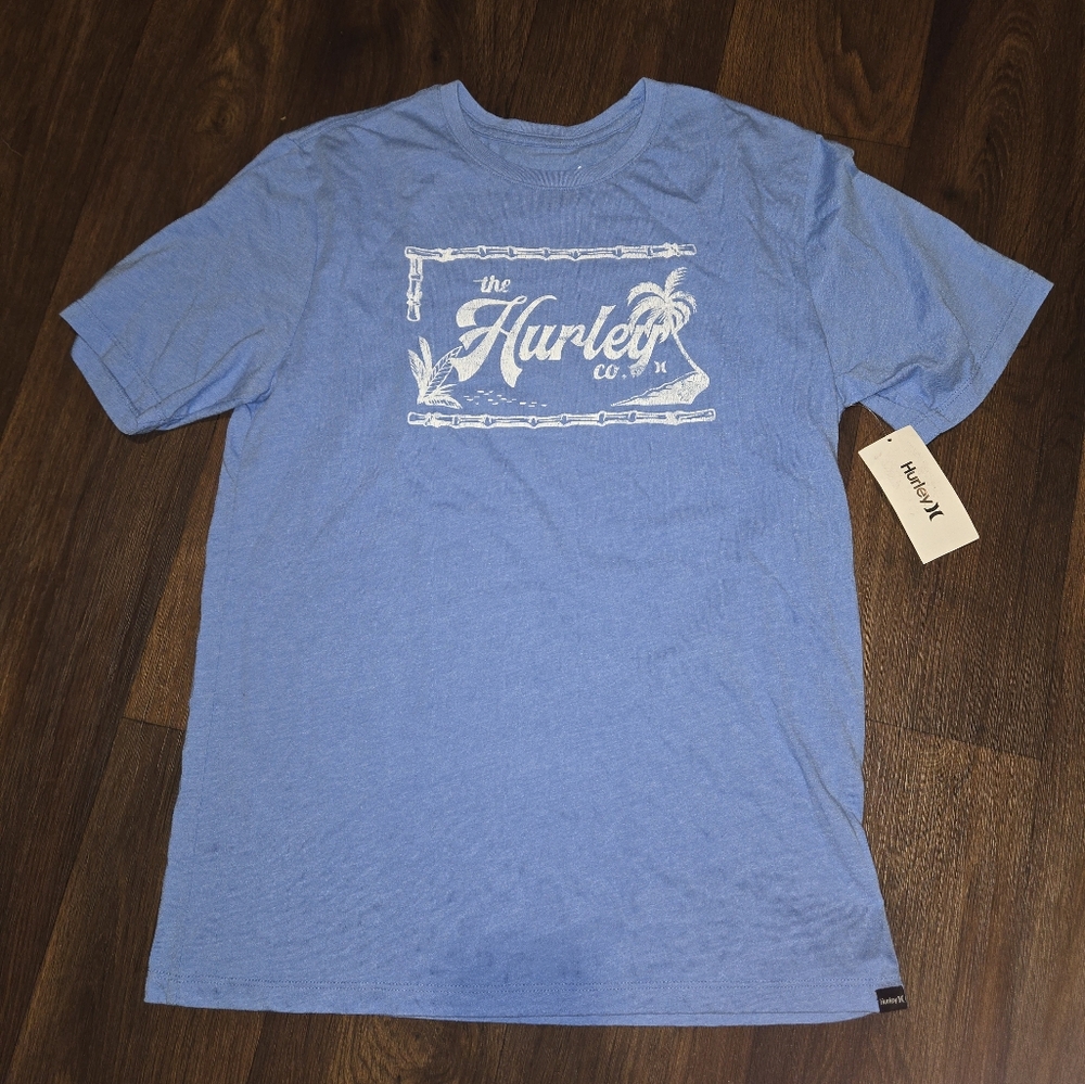 Men's Hurley T-shirt. Size Medium Light Blue. New with tags. Open to Offers!